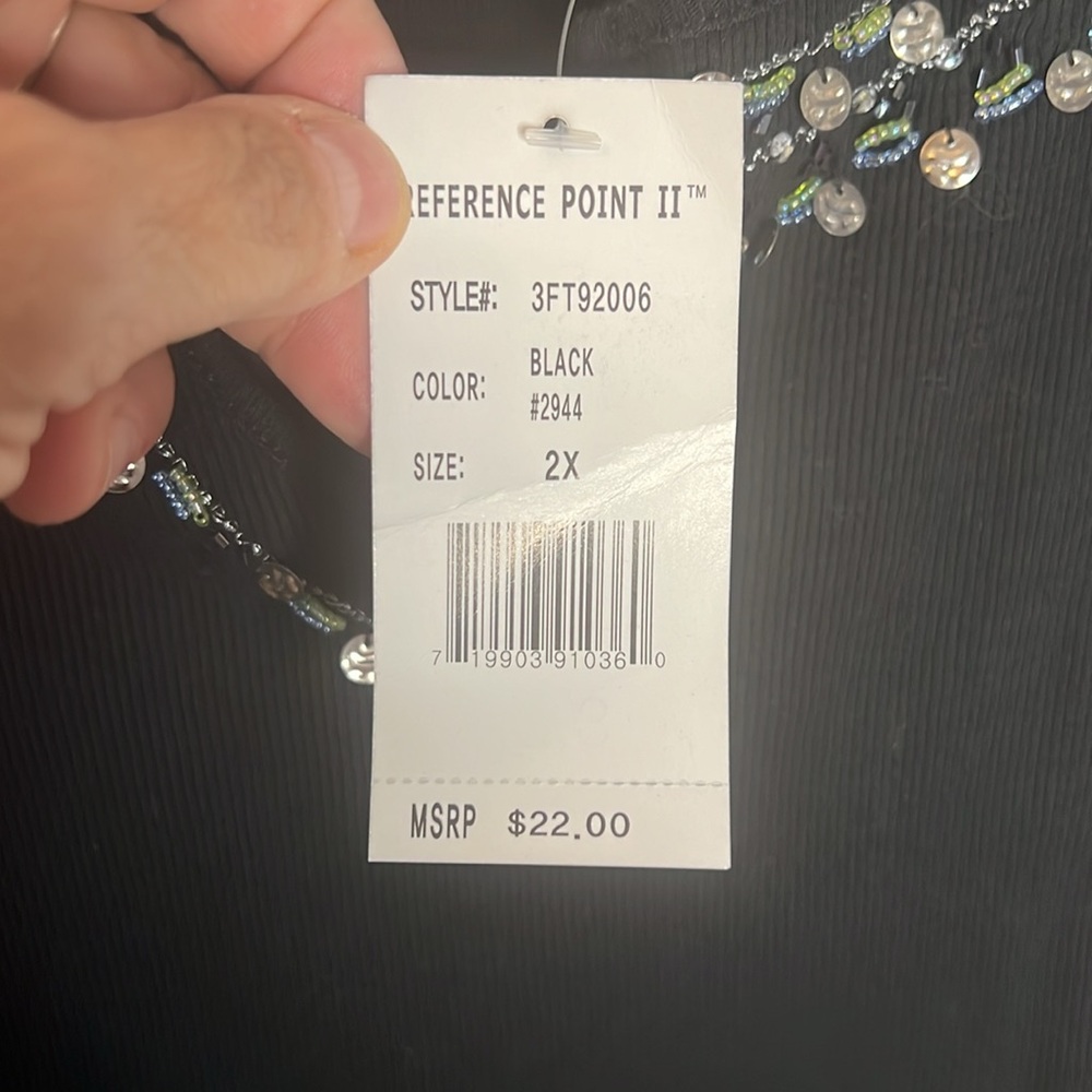 Reference Point Embellished Tank Top - Picture 4 of 5